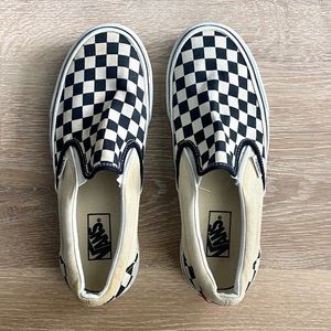 COPY - Vans Checkerboard Slip-On Shoes - Size M 8…